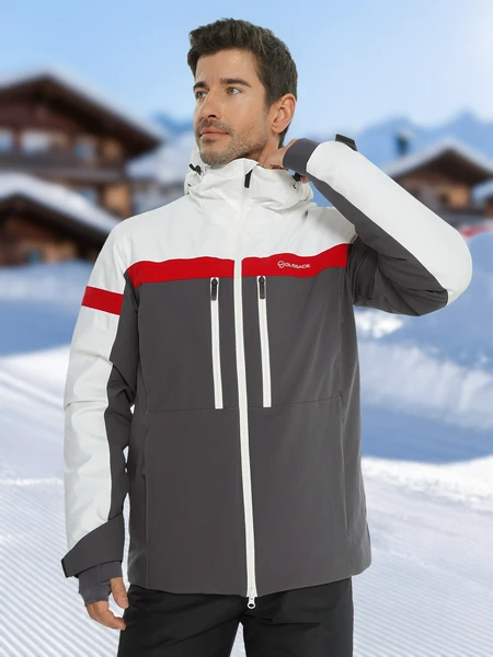 Куртка утепленная мужская Glissade, серый, арт. 138416gsd-aw