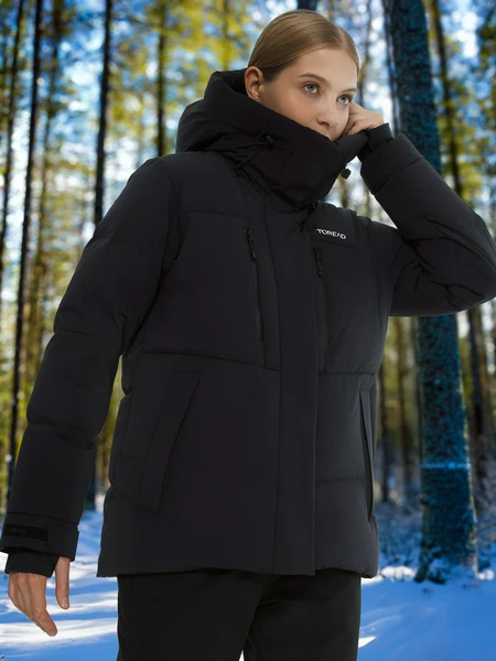 Пуховик женский Toread, черный, арт. taddam92002t3j-g01x