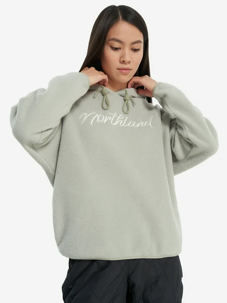 Худи женское оверсайз Northland, серый, арт. 139186n16-90