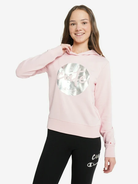 Худи для девочек Champion, розовый, арт. 405276c0k-ps063