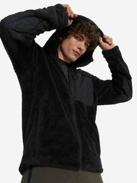 Джемпер флисовый мужской, черный, арт. 137735out-99
