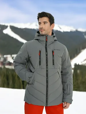 Пуховик мужской Volkl, серый, арт. 138742VLKL-93
