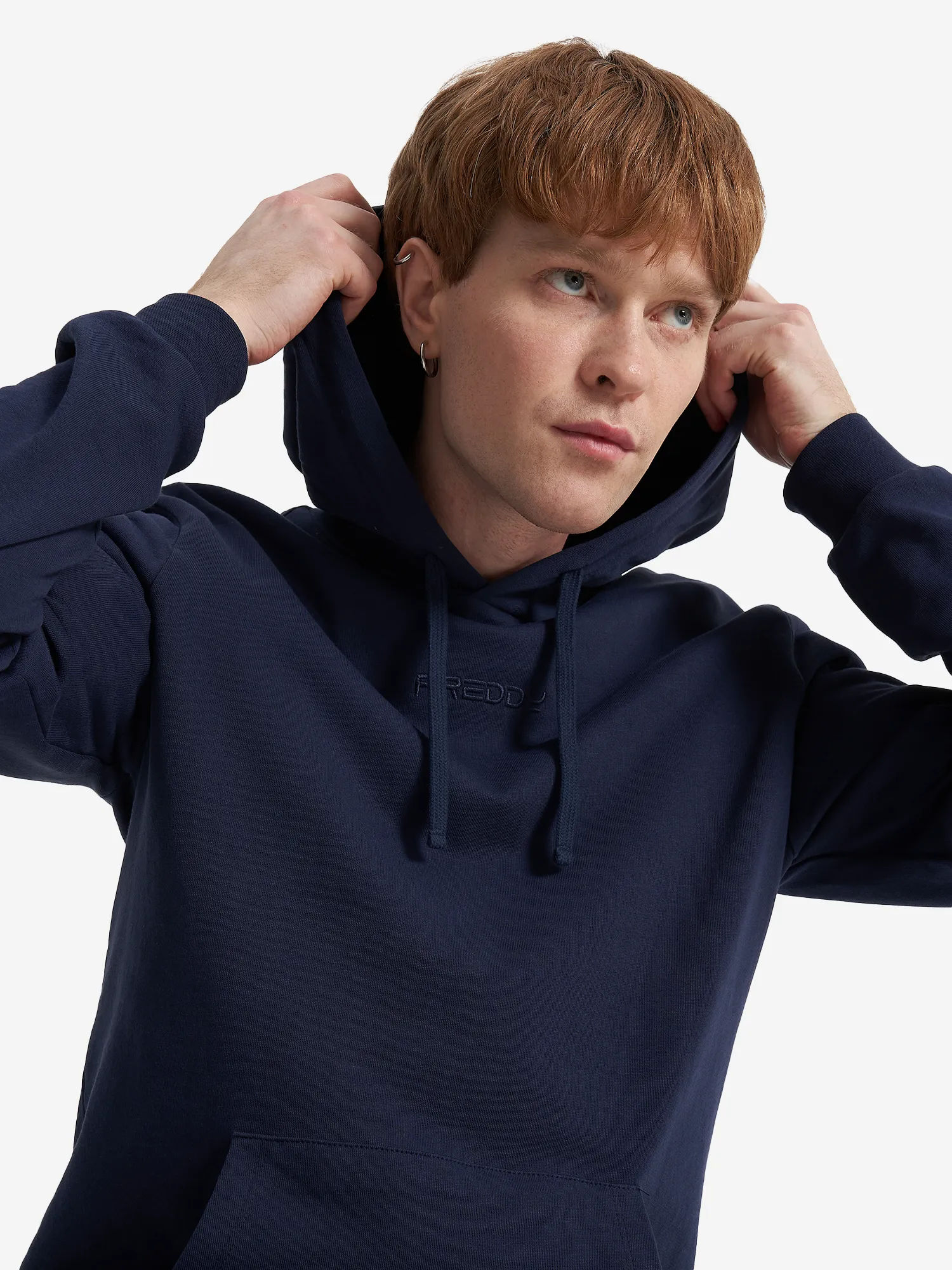 Худи мужское Freddy, синий, арт. 01f0549f0g-002