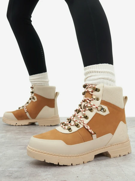 Ботинки утепленные женские Cordillero Santay, бежевый, арт. 129883c37-t1