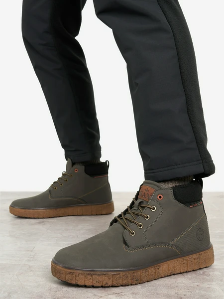 Ботинки утепленные мужские SAX Hudson, зеленый, арт. sam421f52-05s95-.