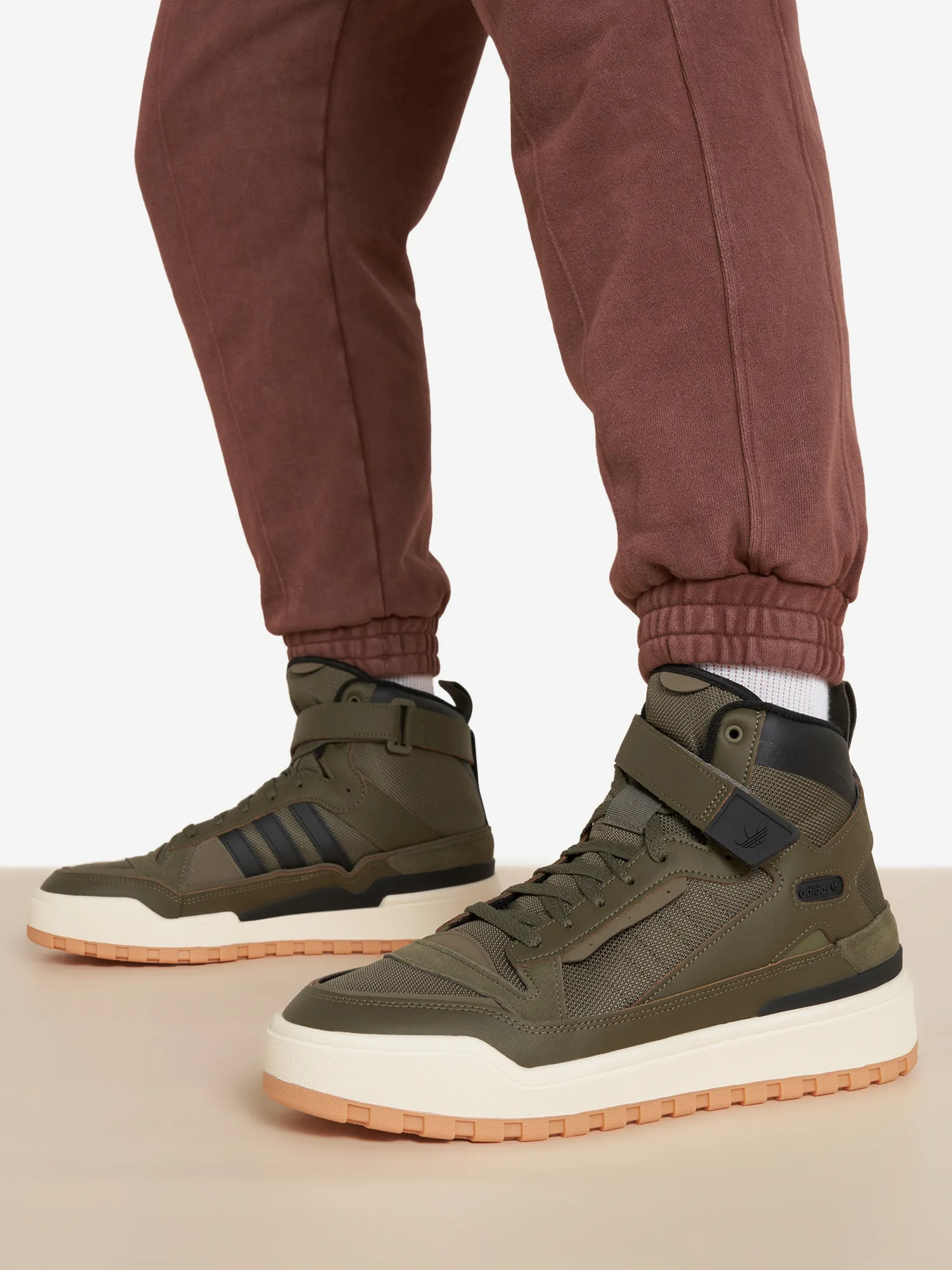 Кеды adidas Forum Boot, зеленый, арт. id2931a01-.