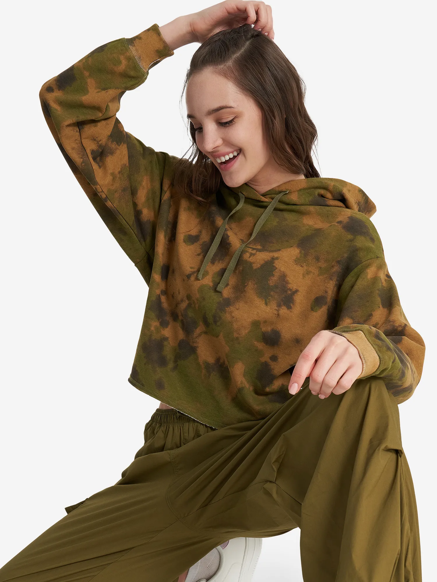 Худи женское Champion, зеленый, арт. 117372c0k-gl528