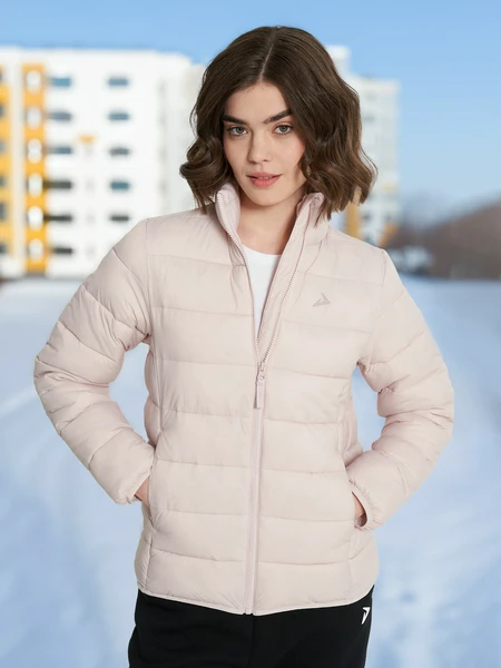 Женский пуховик Demix, розовый, арт. 136571dmx-80