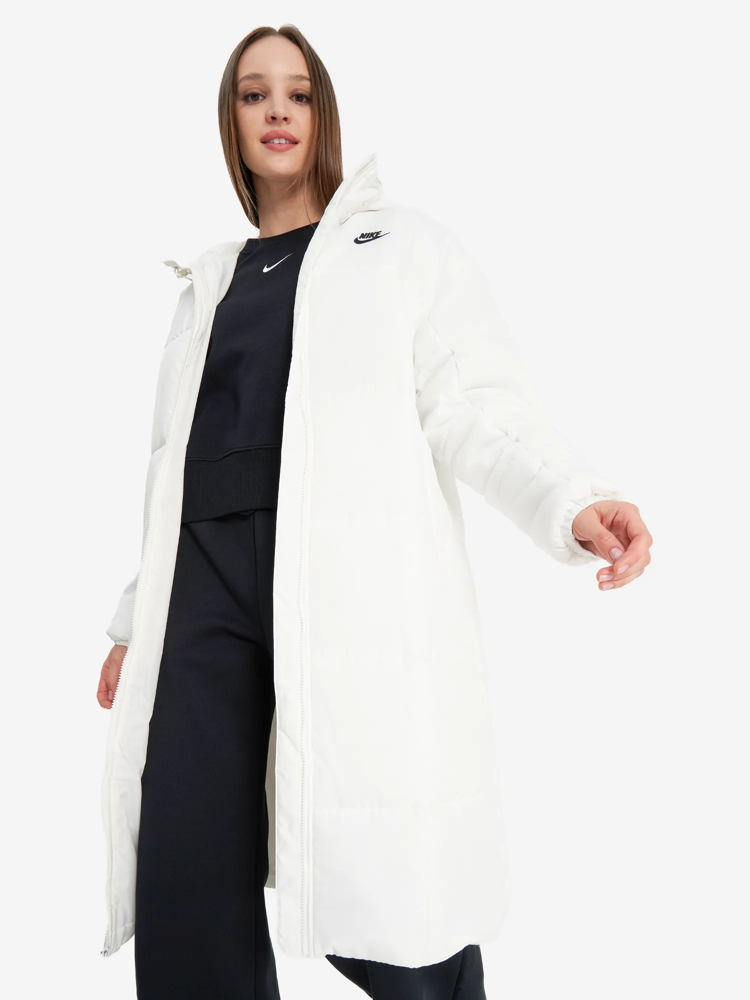 Пальто женское Nike, бежевый, арт. fb7675n06-133