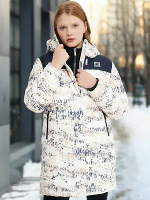 Пальто утепленное для девочек FILA, бежевый, арт. 130476FLA-C3