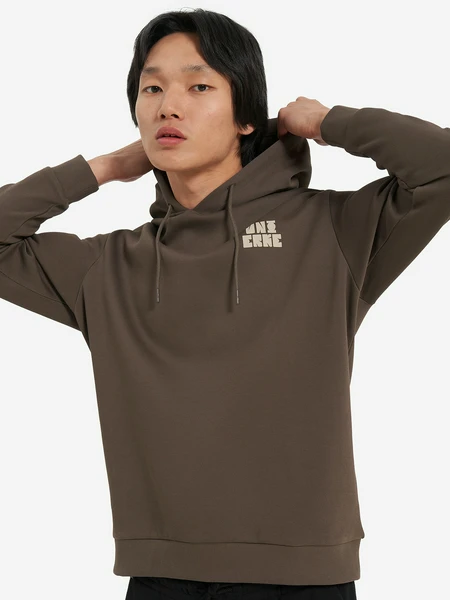 Мужское худи Erke, коричневый, арт. 10224302203e1m-805