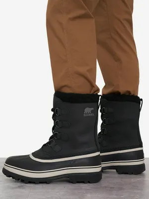 Сапоги утепленные Sorel Caribou Waterproof, черный, арт. 1002871SRL-016
