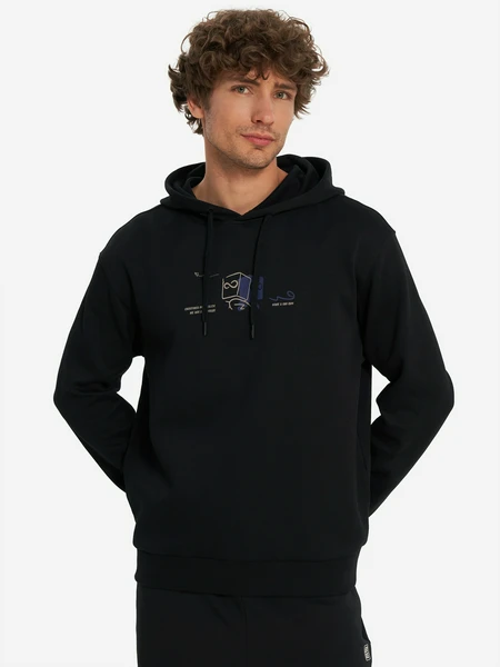 Худи мужское Erke, черный, арт. 28806