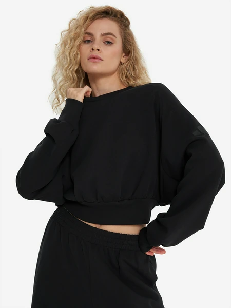 Свитшот женский Adidas, черный, арт. jm3836a01-.