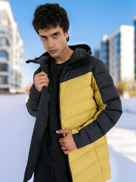 Пуховик мужской Demix, желтый, арт. 130636dmx-ob