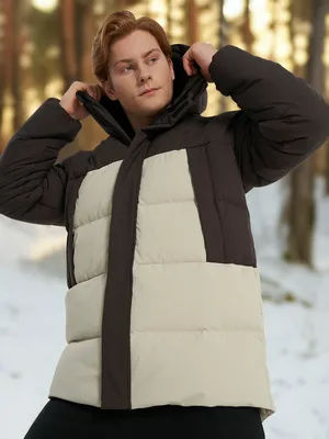 Пуховик мужской Northland, коричневый, арт. 138310N16-FC