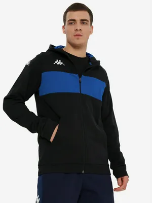 Толстовка мужская Kappa Dacciozi, черный, арт. 381274WKAP-A19