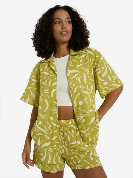 Рубашка с коротким рукавом женская Protest Alicia, зеленый, арт. 15651001pr0-951