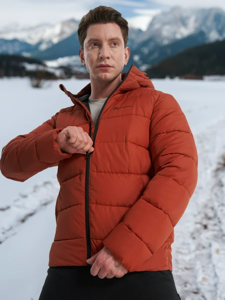 Пуховик мужской Outventure, коричневый, арт. 28887