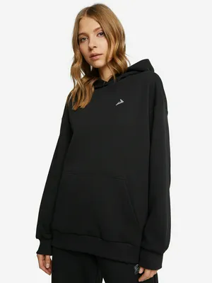 Худи женское оверсайз Demix, черный, арт. 130278DMX-99