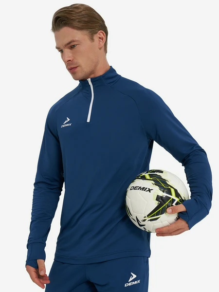 Джемпер футбольный мужской Demix Playmaker, синий, арт. 130565dmx-z3
