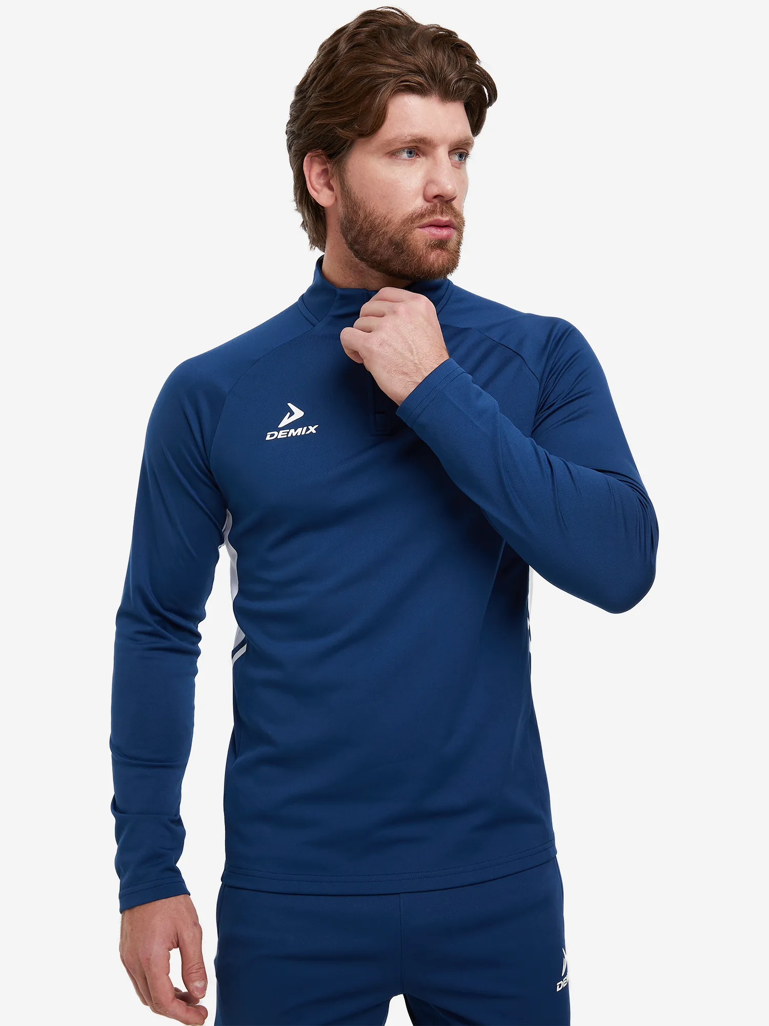 Джемпер футбольный мужской Demix Midfielder, синий, арт. 126032dmx-z3