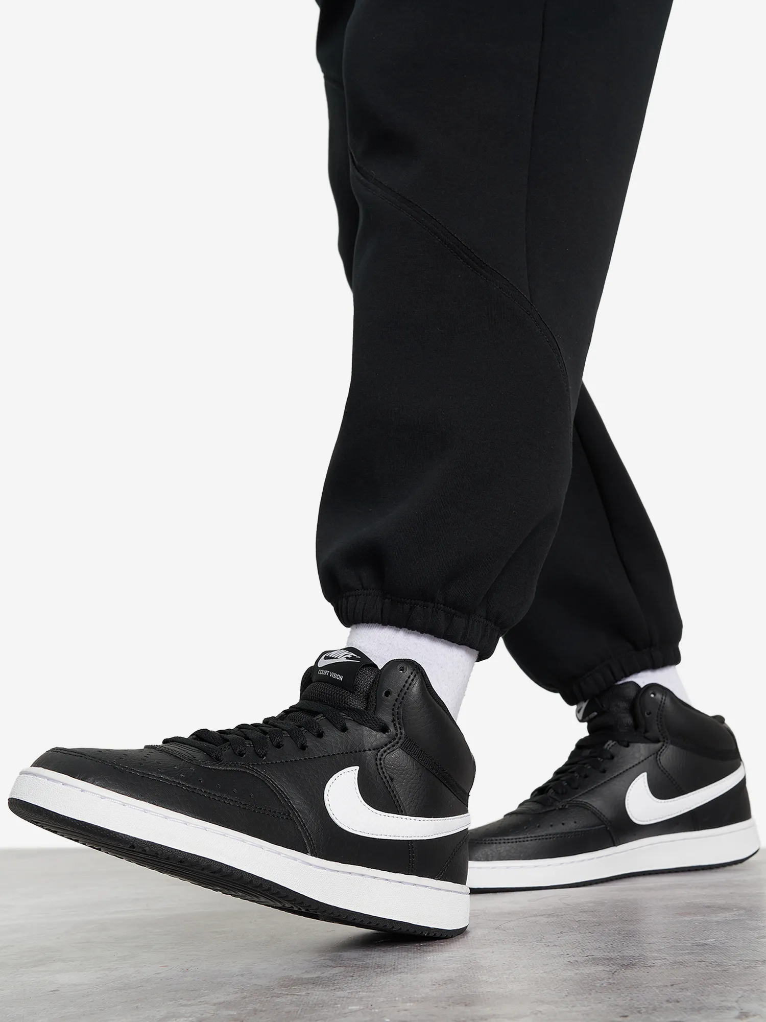 Кеды Nike Court Vision Mid, черный, арт. cd5436n06-001