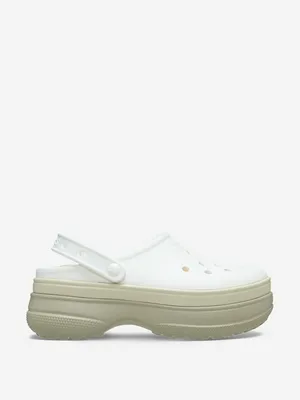 Сабо Crocs Classic Stacked, белый, арт. 211355C1G-0WV