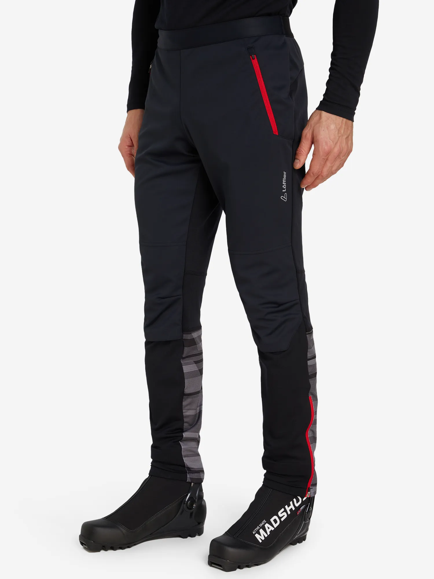 Мужские брюки софтшелл Loeffler, черный, арт. el27224lfr-995