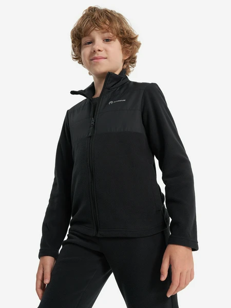 Джемпер флисовый для мальчиков Outventure, черный, арт. 28937