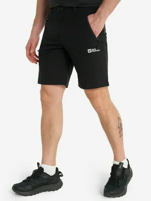 Шорты Jack Wolfskin Active Track, черный, арт. 1503792J01-6000