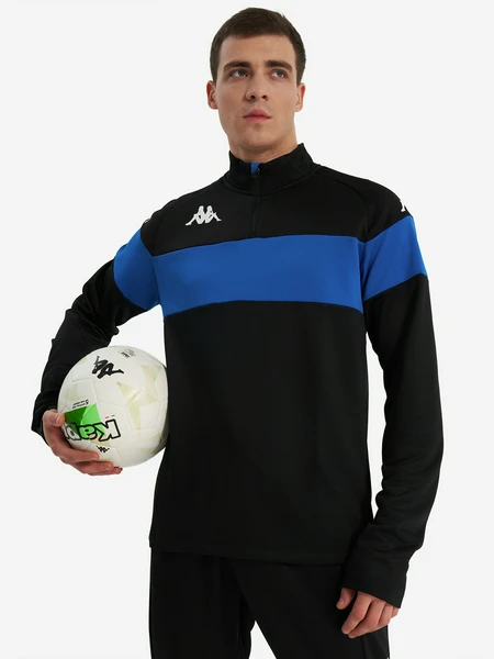 Джемпер футбольный Kappa Dovare, черный, арт. 38111zwkap-a19