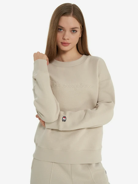 Свитшот Champion, бежевый, арт. 118744c0k-ms042