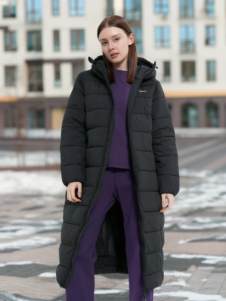 Пальто утепленное женское Champion, черный, арт. cha243f523c0k-kk001