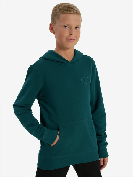 Худи для мальчиков Champion, зеленый, арт. 307377c0k-gs571