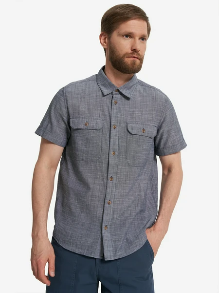 Рубашка с коротким рукавом мужская Outventure, синий, арт. 134553out-5m