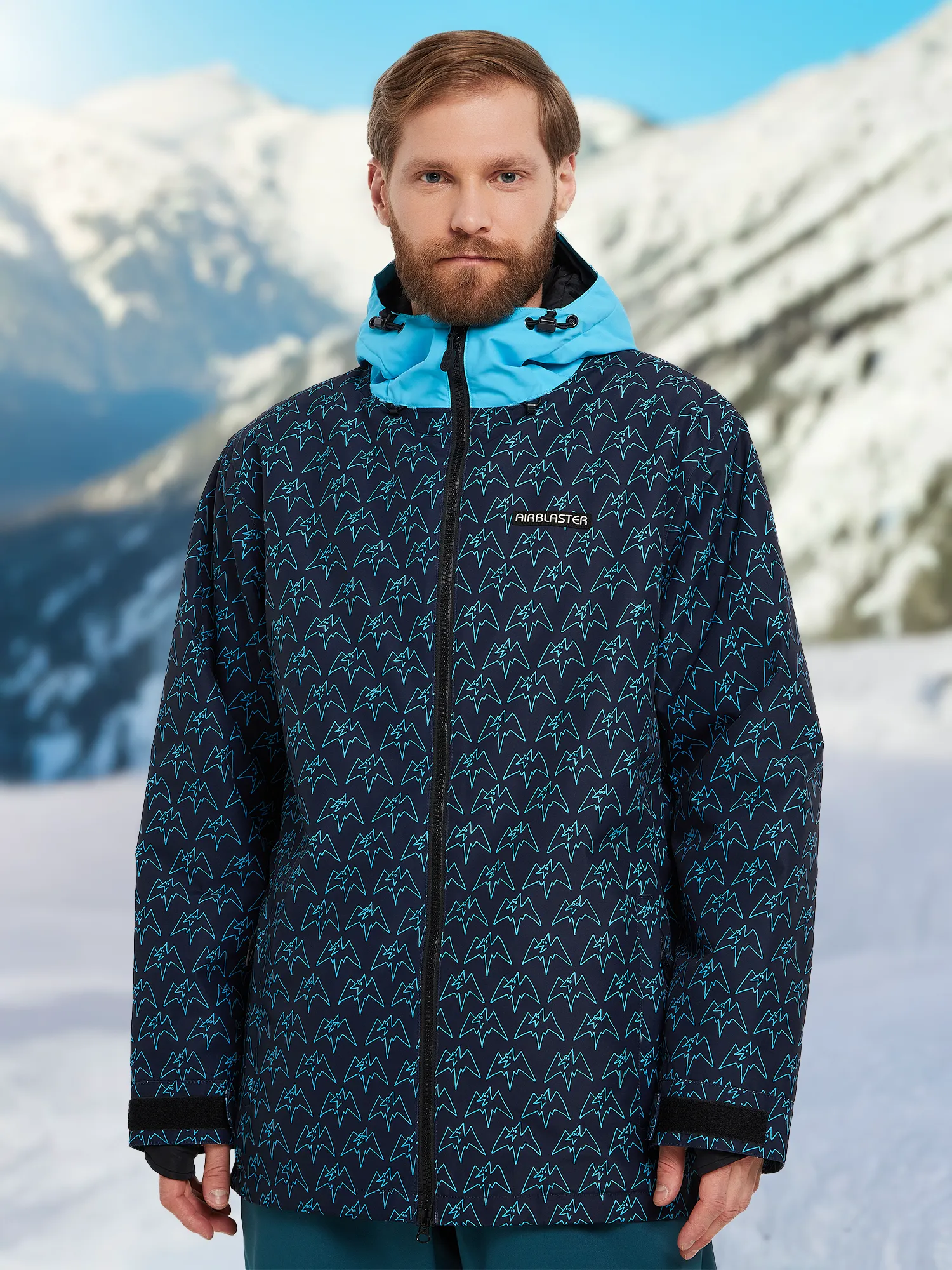 Куртка утепленная Airblaster Freedom, синий, арт. ab24mj1_032a36-blt