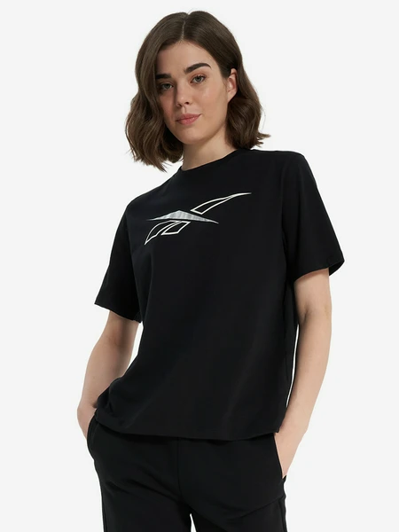 Футболка женская Reebok Brielle Crew, черный, арт. 100241157r00-.