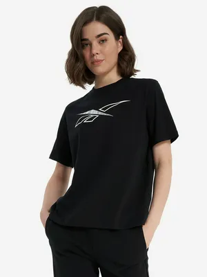 Футболка женская Reebok Brielle Crew, черный, арт. 100241157R00