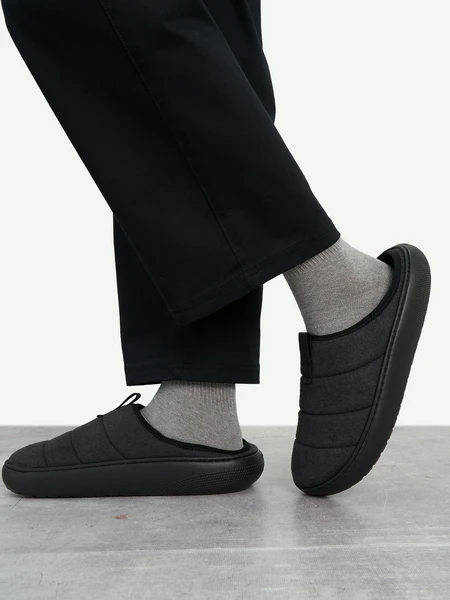 Слипоны утепленные Crocs Classic Sueded Moc, черный, арт. 29095