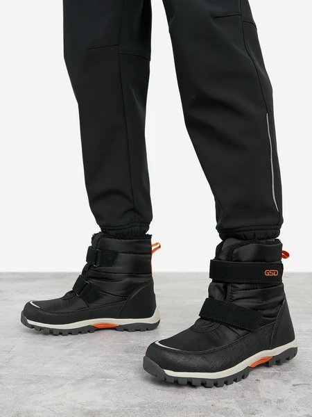 Ботинки утепленные для мальчиков GSD, черный, арт. 143415g17-99