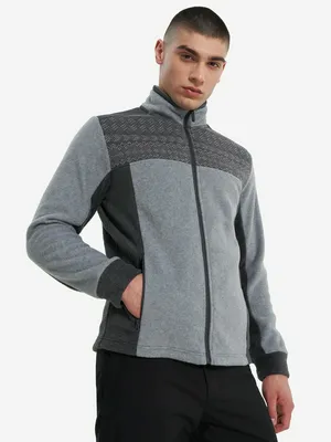 Джемпер флисовый мужской Glissade, серый, арт. 138589GSD-2A