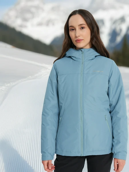 Куртка утепленная женская Glissade, зеленый, арт. 29125