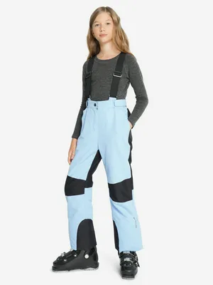 Брюки утепленные для девочек Glissade, голубой, арт. 131878GSD-QB