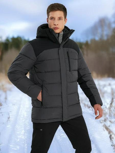 Мужской пуховик Outventure, серый, арт. 137281out-ab