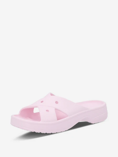 Шлепанцы Crocs Cl Womens Cross Strap, розовый, арт. 210840c1g-6zw