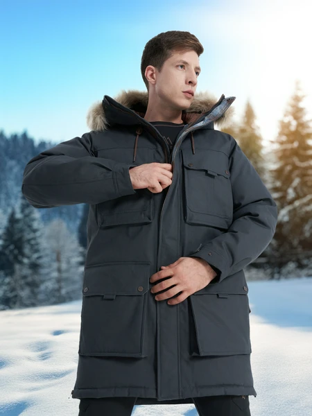 Пуховик мужской Cordillero, серый, арт. 137196c37-92