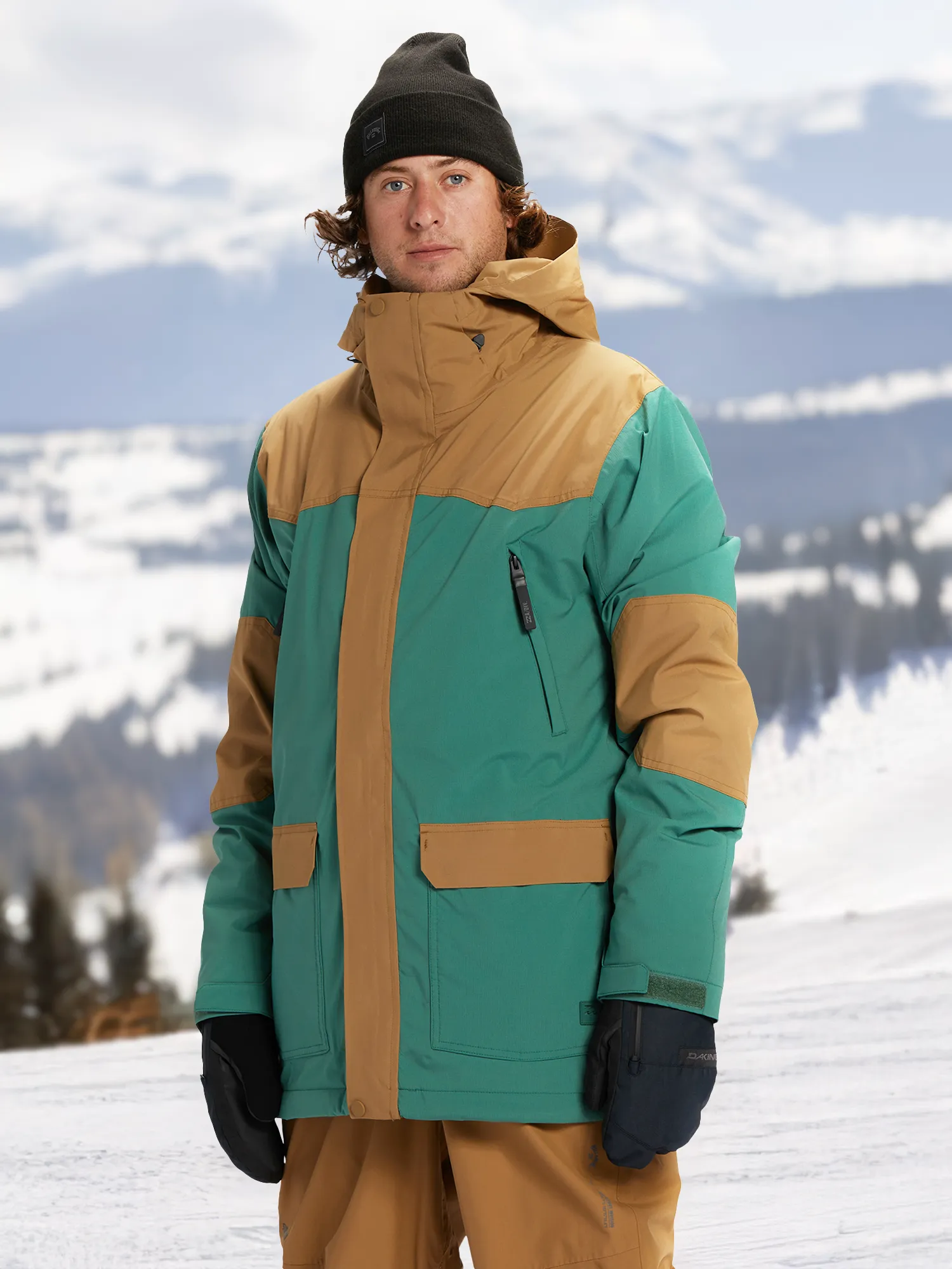 Куртка утепленная мужская Billabong Montana, желтый, арт. f6jm25-bif2blb-1406