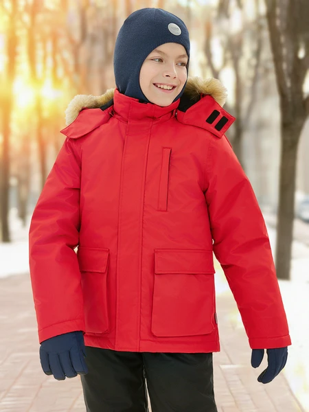 Куртка утепленная Lassie Vakava, красный, арт. 29188