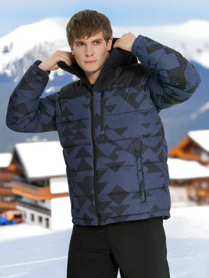 Мужской пуховик Glissade, черный, арт. 138465GSD-BM